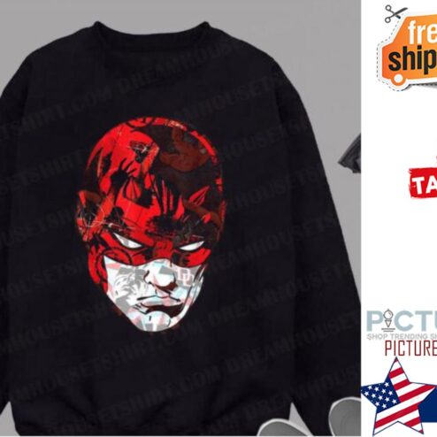 Daredevil The Man Without Fear Dare Stare Headshot Shirt