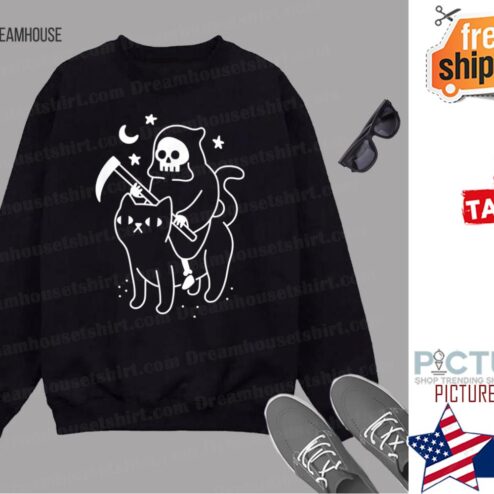 Death Rides a Black Cat shirt