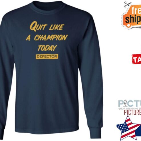 Defector Quit Like A Champion Dan Mcquade Quit Like A Champion Today Defector Sweater