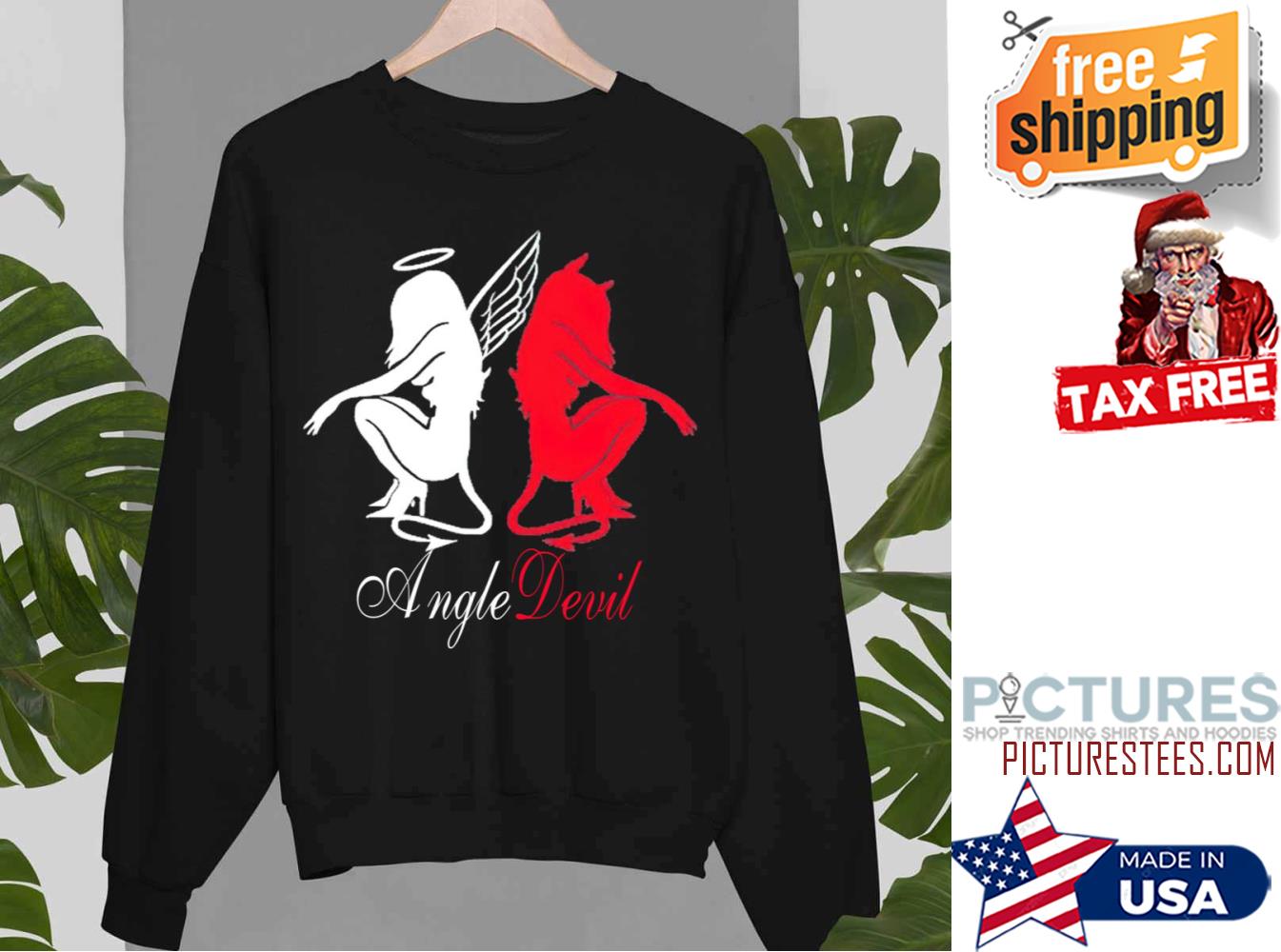 Devil And Angel Love Sweatshirt