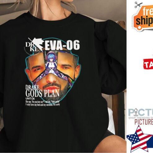 Drake Evangelion Eva 06 Gods Plan Shirt