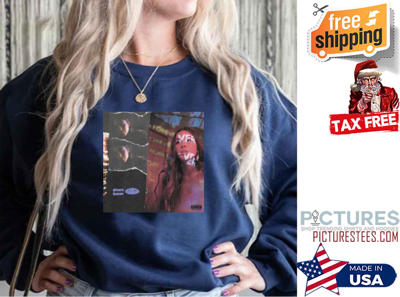 Drivers License Olivia Rodrigo Cover Sweatshirt Drivers License Olivia Rodrigo Cover Sweatshirt
