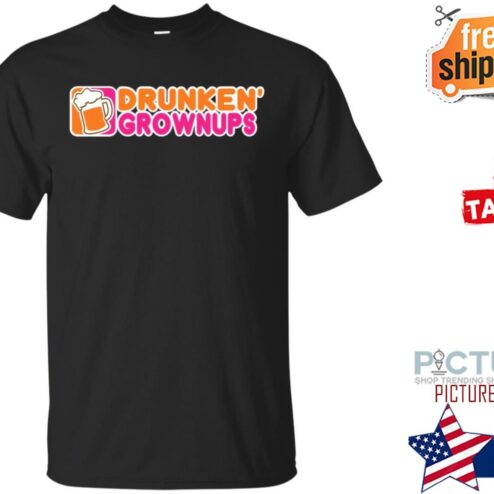 Drunken Grownups Donkin Donut shirt