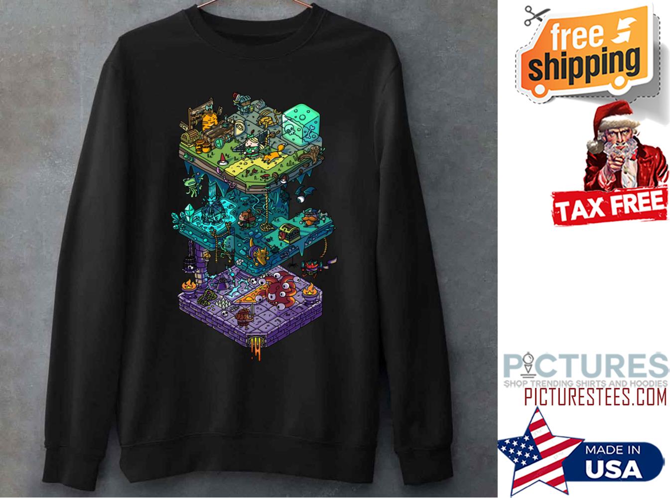 Dungeons And Isometric Dragons Sweatshirt