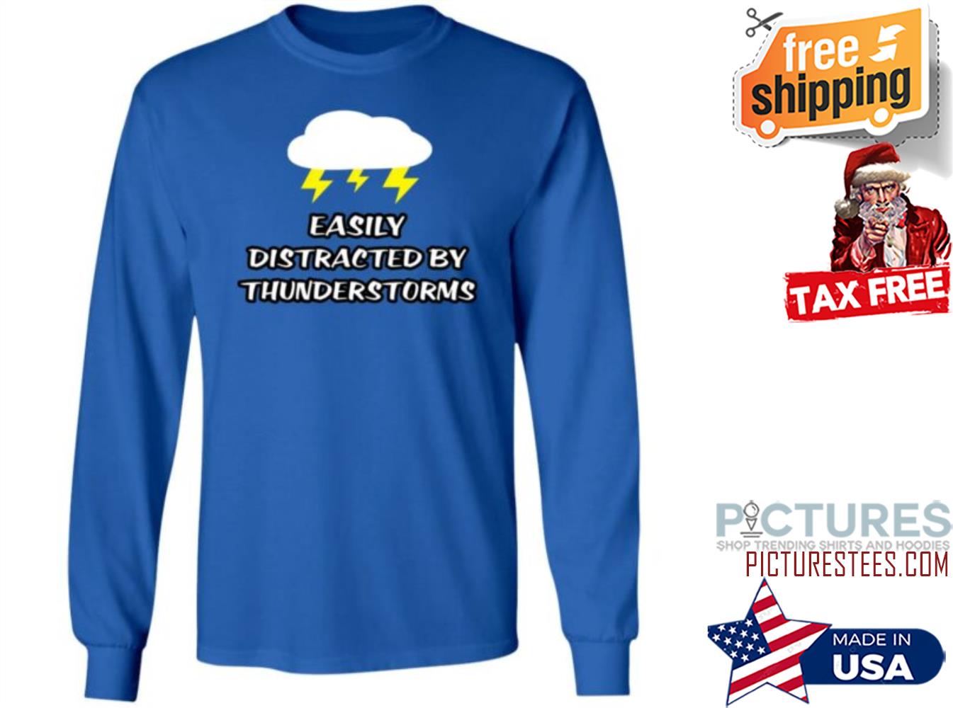 Easily Distracted By Thunderstorms Jennifer Stark Sweatshirt