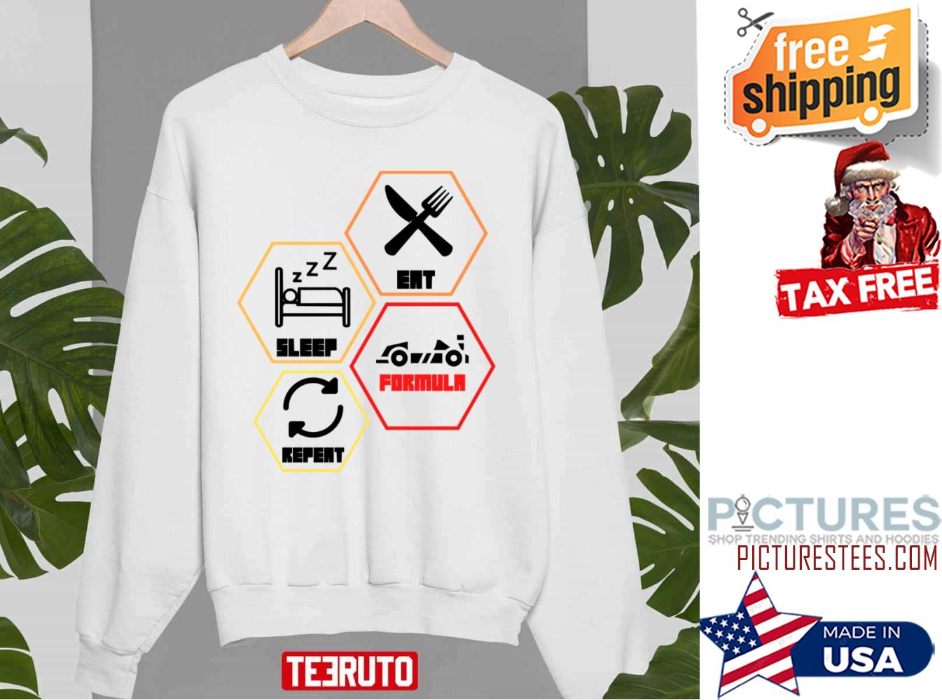 Eat Sleep Formula Repeat F1 Racing Sweatshirt