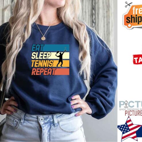 Eat Sleep Tennis Repeat Shirt