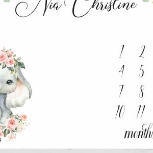 Elephant Baby Month by Month Blanket Baby Age Blanket unisex, hoodie, sweatshirt Elephant Baby Month by Month Blanket Baby Age Blanket unisex, hoodie, sweatshirt