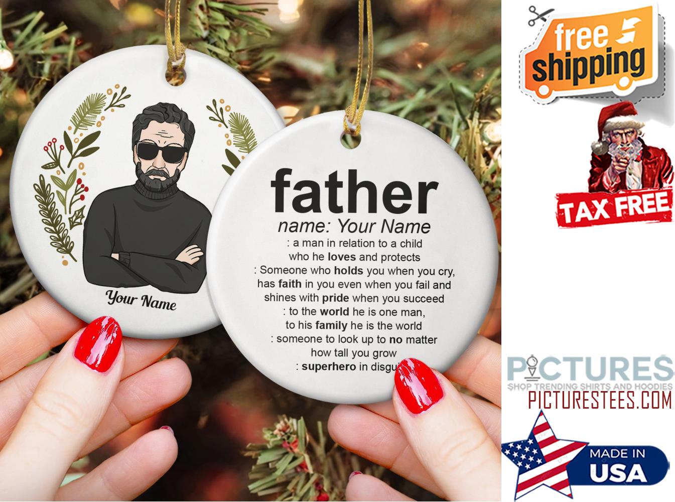 Family Members  Definintion Ceramic Ornament