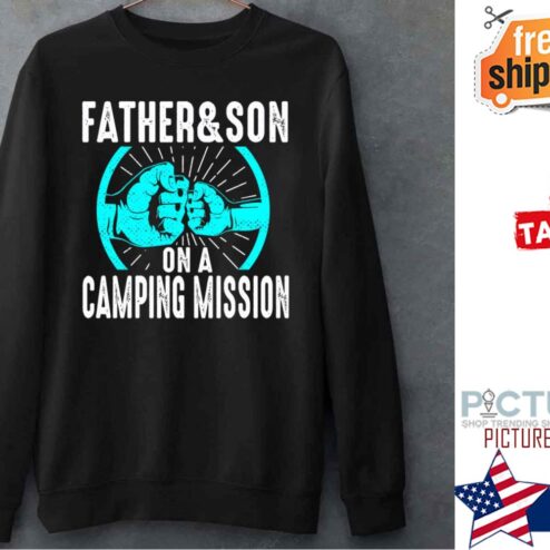 Father And Son Camping Outdoor Mountain Shirt