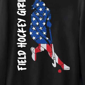 Field Hockey Girl American Flag Sweater unisex, hoodie, sweatshirt Field Hockey Girl American Flag Sweater unisex, hoodie, sweatshirt