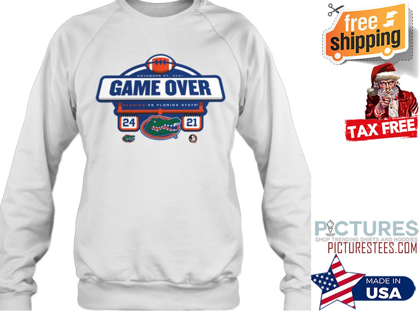 Florida Gators Vs Florida State Score 24 21 Sweatshirt