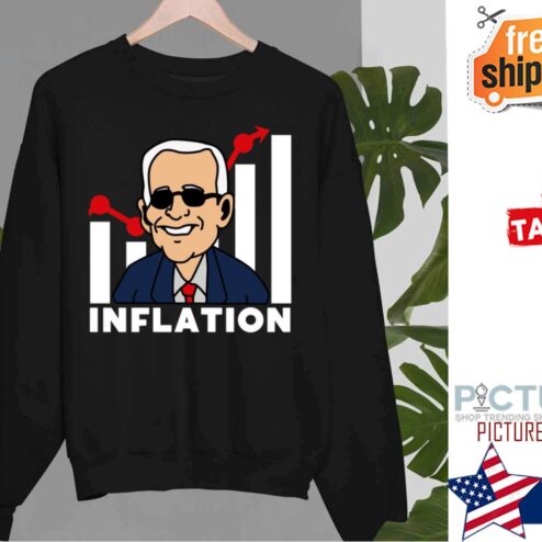 Funny Biden Inflation Graph Usa Political Humor Shirt