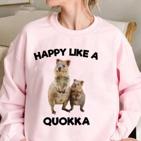 Happy like a quokka shirt