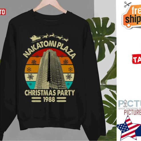 Funny Nakatomi Plaza Christmas Party 1988 Holiday Shirt