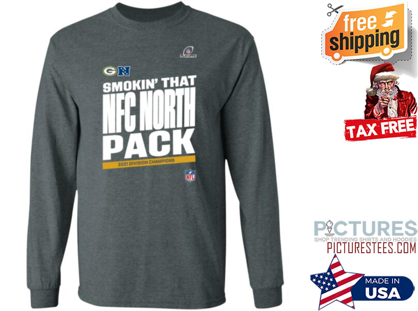 Funny smokin That Nfc North Pack 2021 Division Champions Sweatshirt