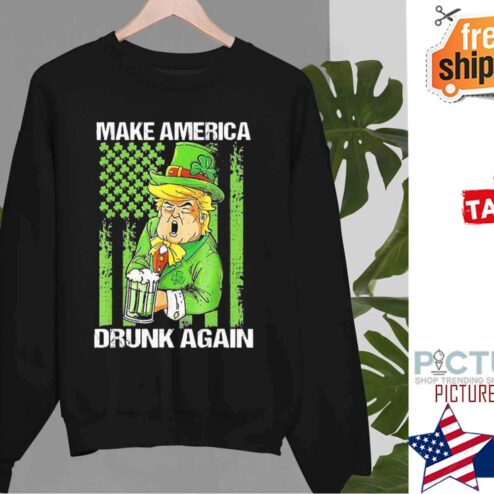 Funny Trump Make America Drunk Again Beer Shirt