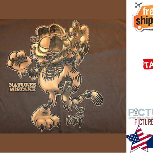 Garfield Zombie Natures Mistake shirt