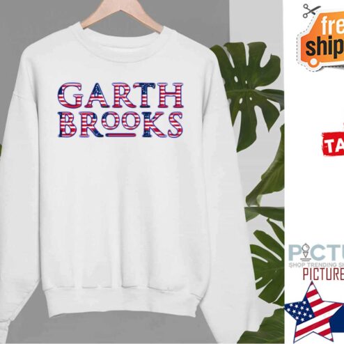 Garth Brooks America Flag Title Shirt