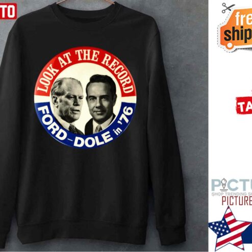 Gerald Ford and Bob Dole 1976 Presidential Election Campaign Shirt