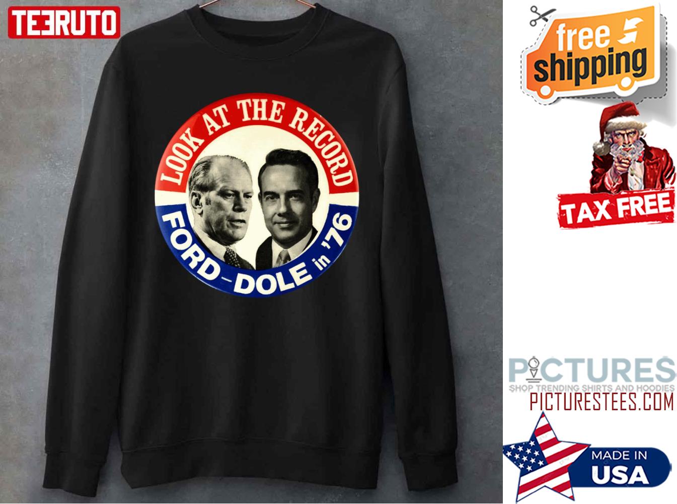 Gerald Ford and Bob Dole 1976 Presidential Election Campaign Sweatshirt