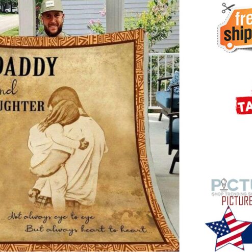 Gift For Dad Daddy And Daughter Love Daddy Blanket