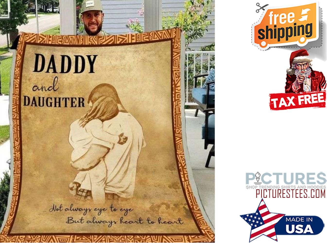 Gift For Dad Daddy And Daughter Love Daddy Blanket