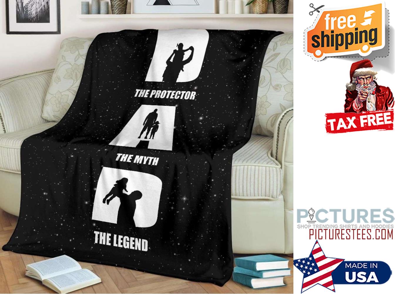 Gift For Dadhe Legend Love Dad Blanket