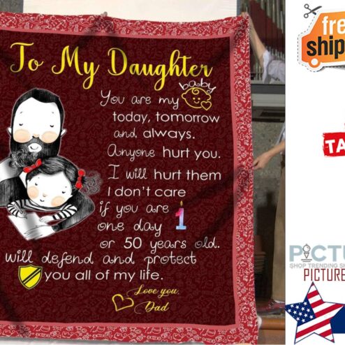 Gift For Dado Baby Daughter You Are My Baby Blanket