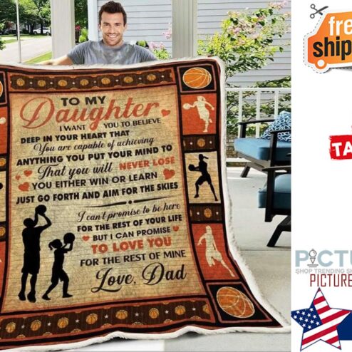Gift For Dado Daughter Basketball Forhe Rest Of Mine Blanket