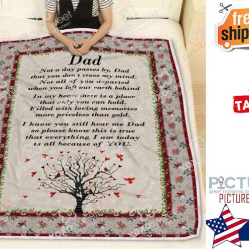 Gift For Dado My Son Dad Missing You Blanket