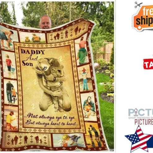 Gift For Dado My Son I love Dad Blanket