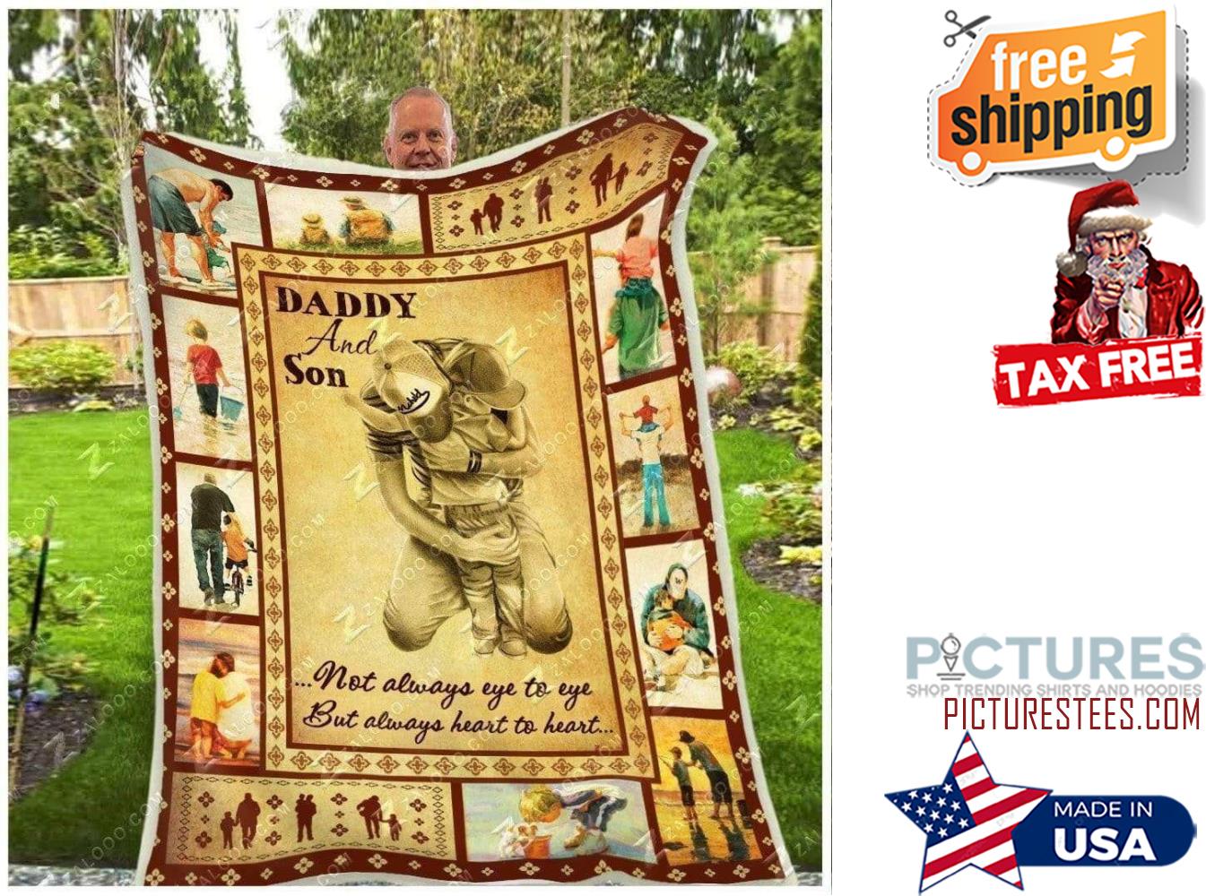 Gift For Dado My Son I love Dad Blanket