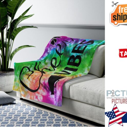 Girls Cheerleading Tie Dye Velveteen Plush Blanket