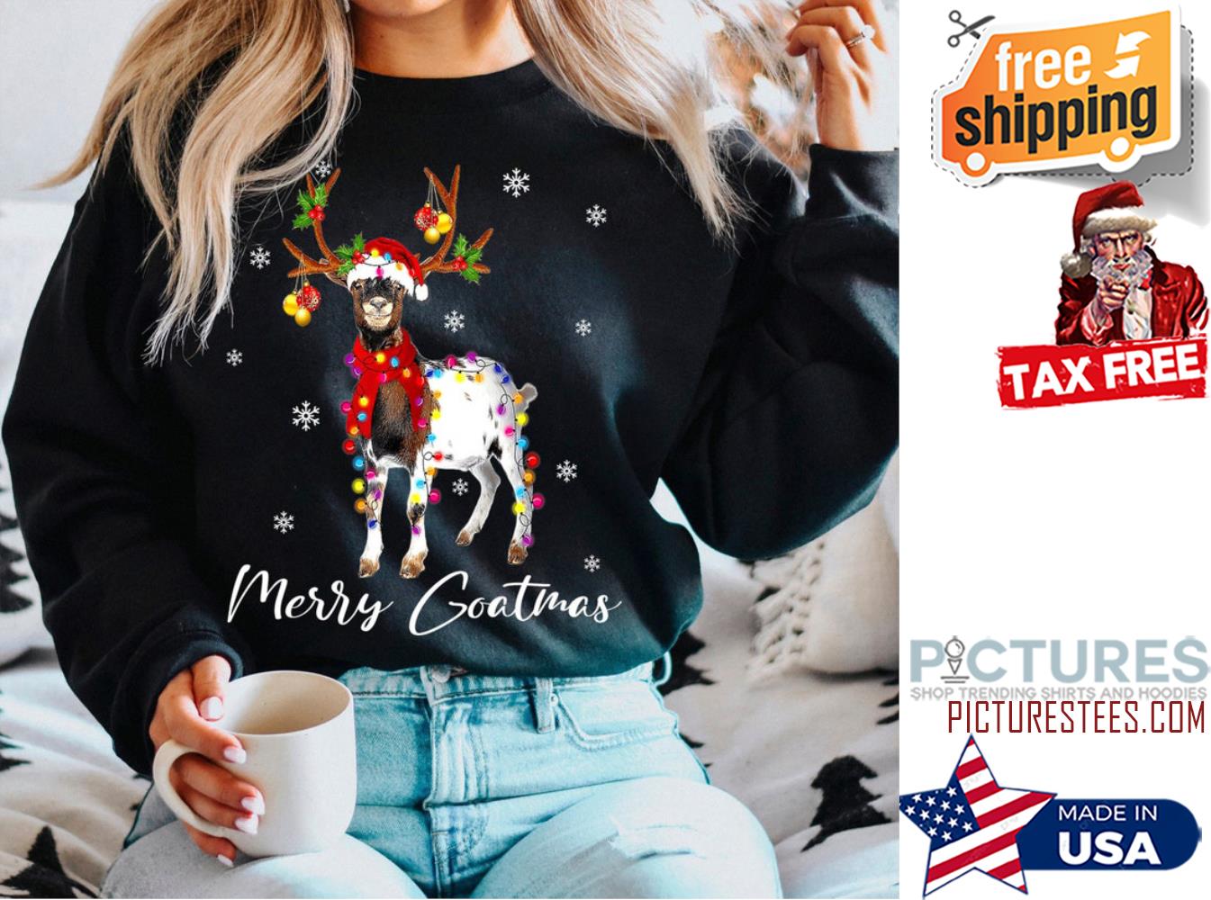 Goat Christmas Sweatshirt