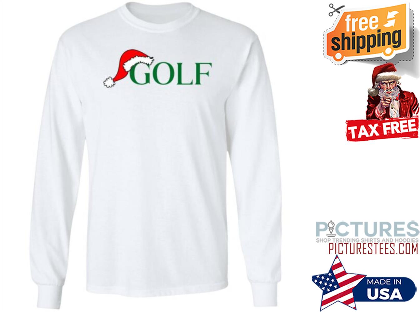 Golf Santa Shirt Proshop Golf Santa Shirt Sweatshirt