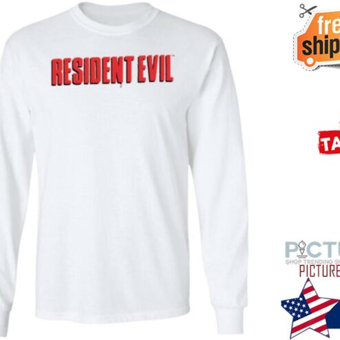 Graph Gaming Resident Evil Vintage Cover White Tee Shirt