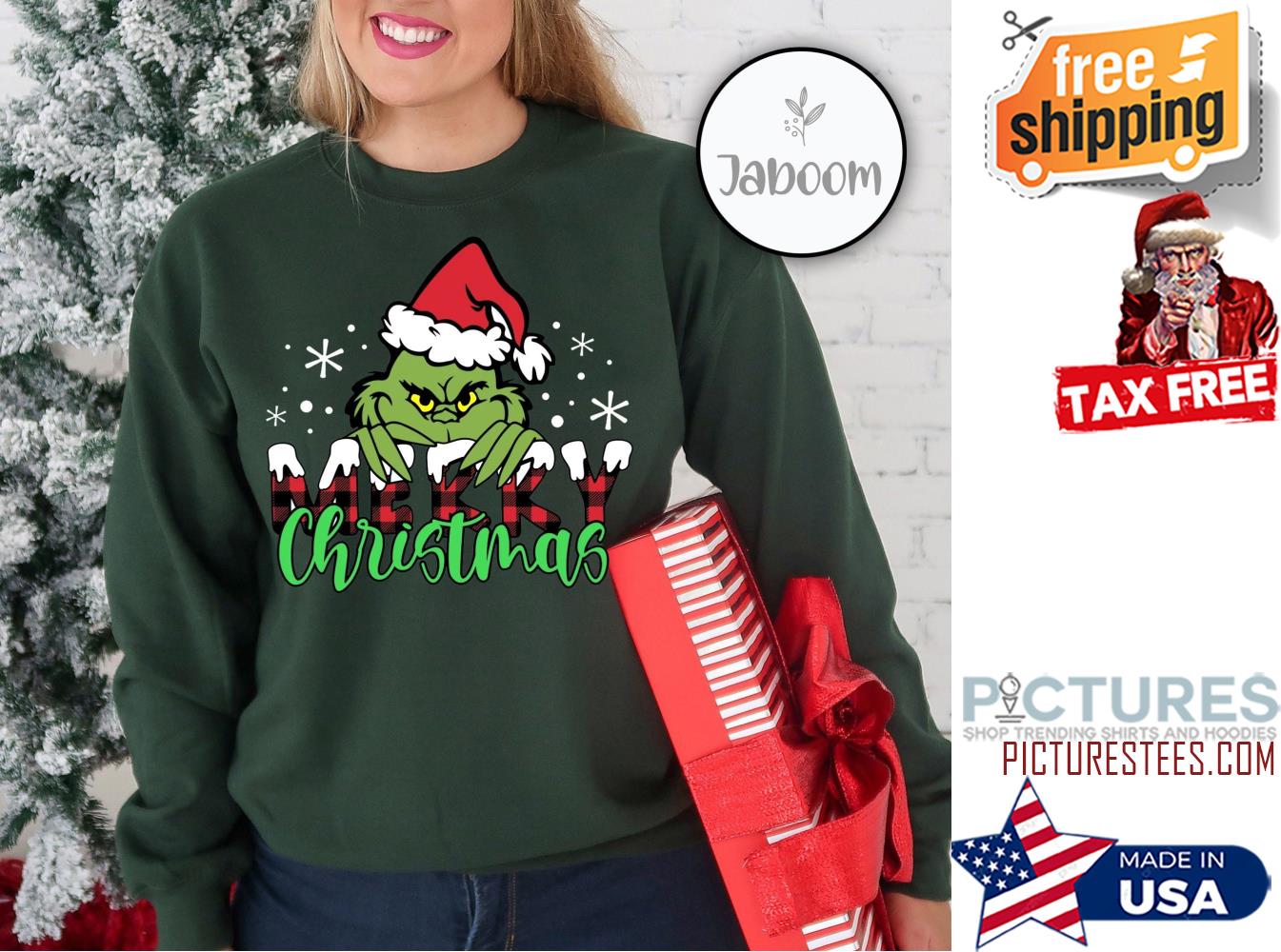 Grinch Christmas Sweatshirt Funny Shirt