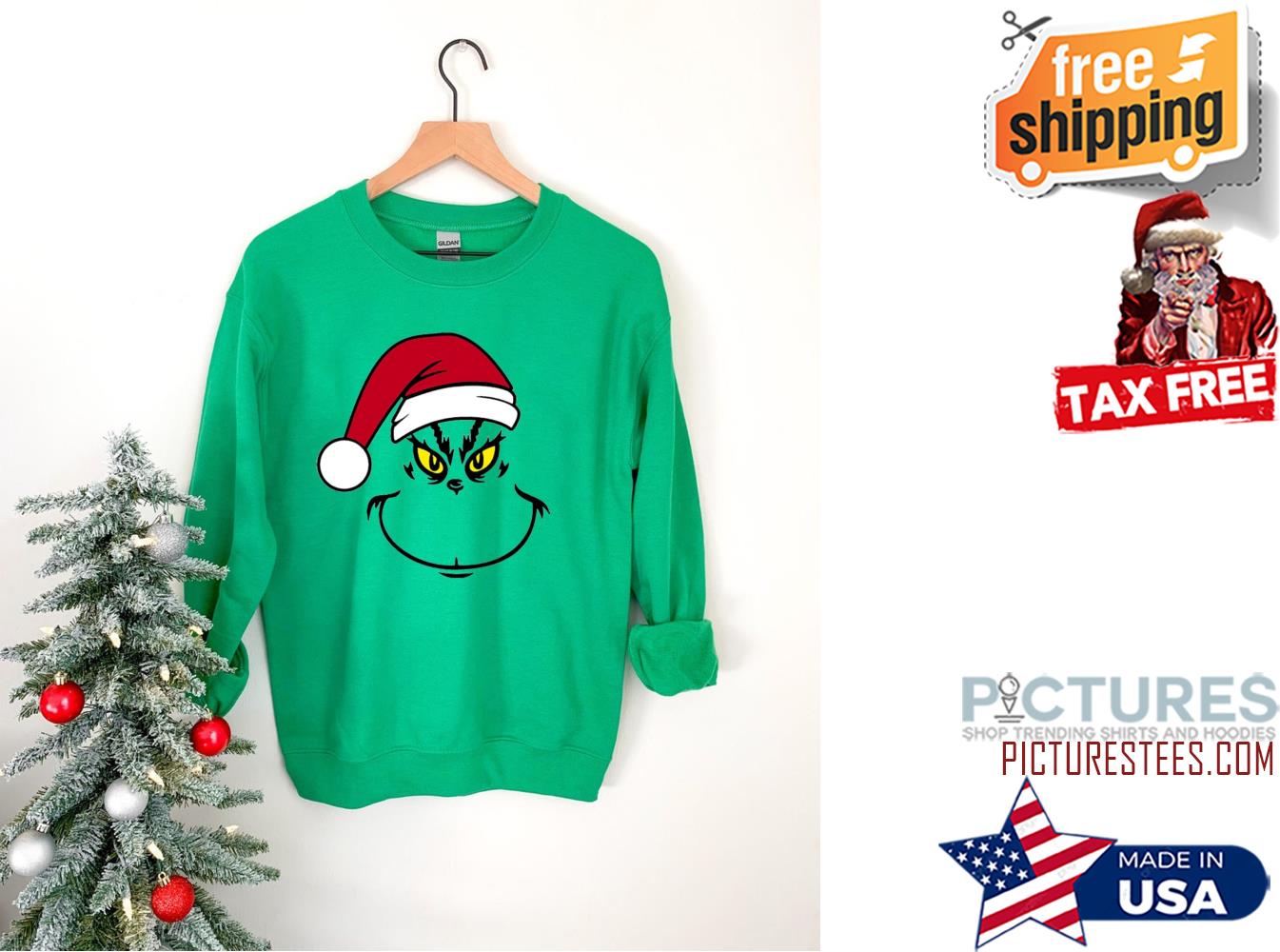 Grinch Jolly Christmas Sweatshirt