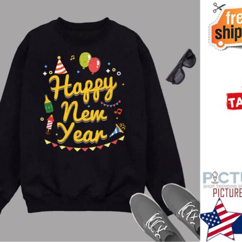 Happy New Year Celebration Balloons Gift Shirt