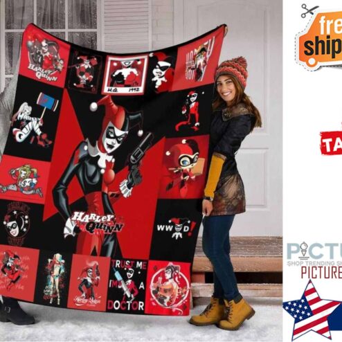 Harley Quinn Fleece Blanket Shirt