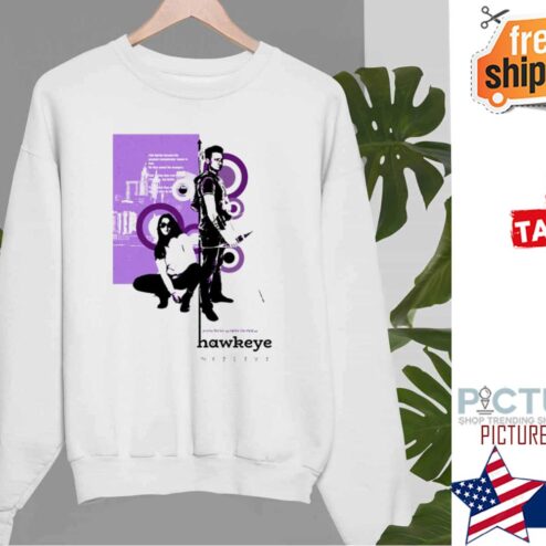 Hawkeye Inspired Clint Barton Kate Bishop Lucky The Pizza Dog Shirt