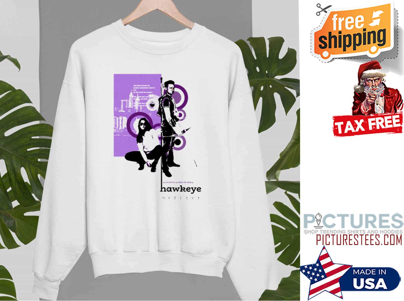 Hawkeye Inspired Clint Barton Kate Bishop Lucky The Pizza Dog Sweatshirt