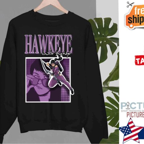Hawkeye Kate Bishop Vintage Style Purple Shirt