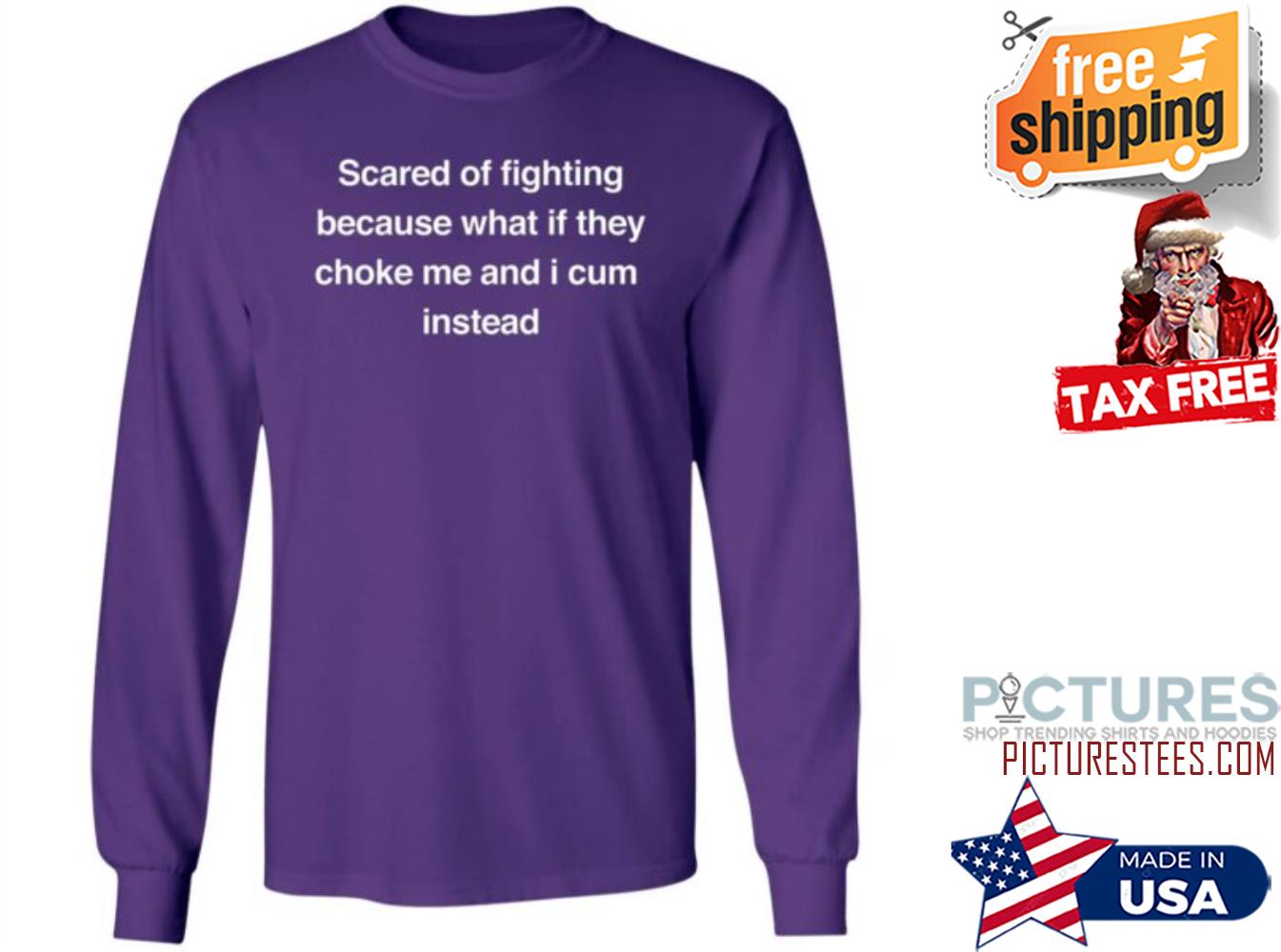 Hey Syri Scared Of Fighting Because What If They Choke Me And I Cum Instead Sweater