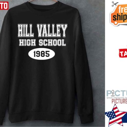 Hill Valley High School 1985 Back To The Future Vintage Sweater