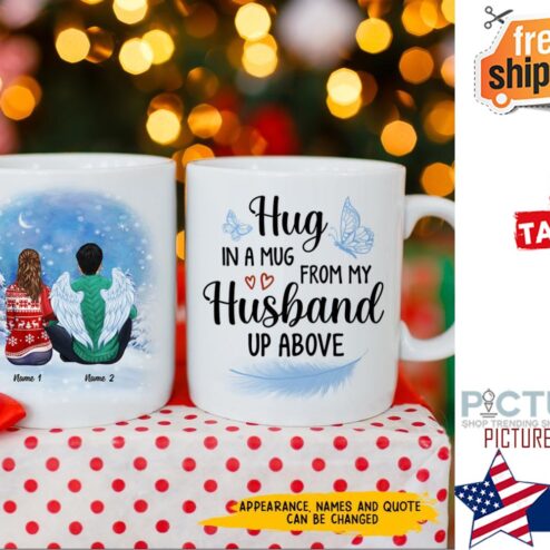 Hug In A Mug From My Husband Above Personalized Mug