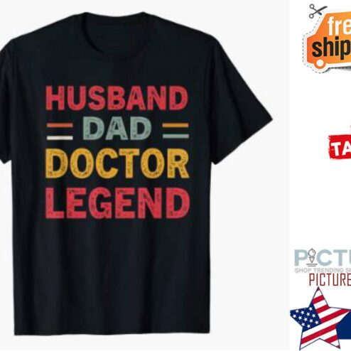 Husband dad doctor legend vintage shirt