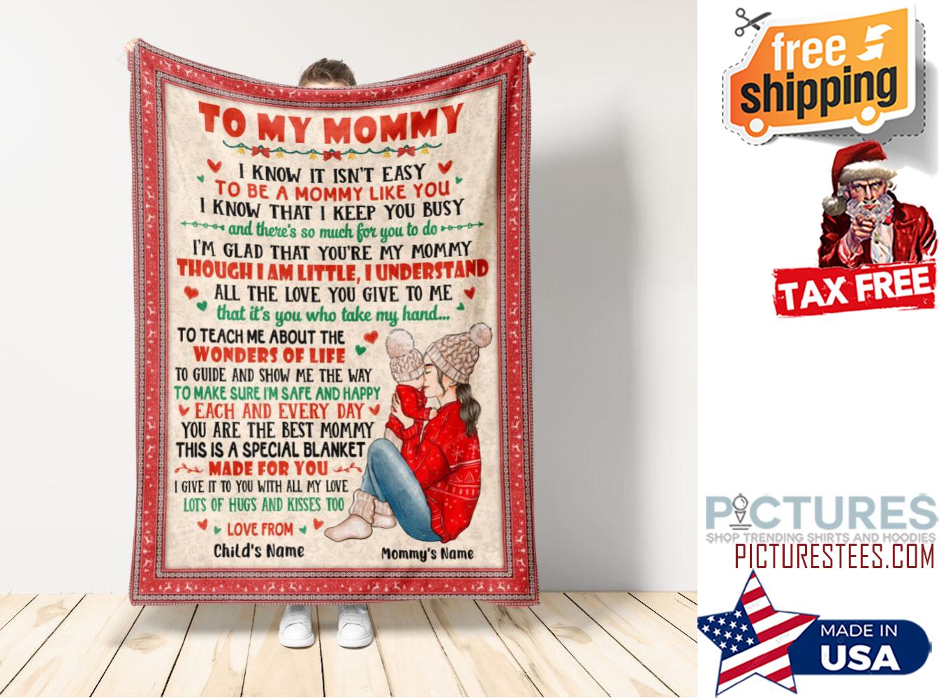 I Know It Isnt Easy Personalized Blanket