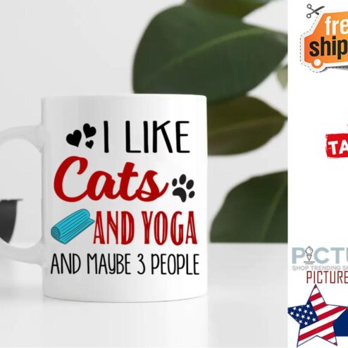 I Like Cats And Yoga And Maybe 3people Mug